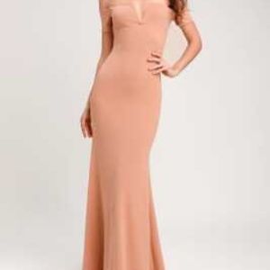 Brand new with tags Lulus Nude mermaid dress